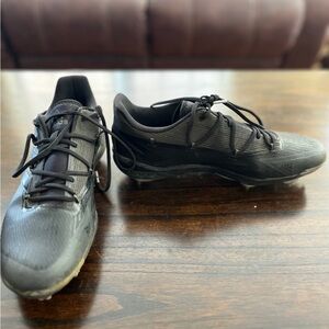 Adidas Men's Black Athletic Spiked Shoes